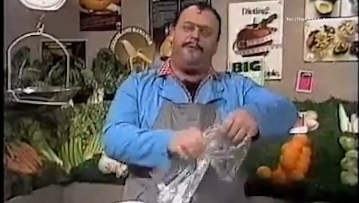 Aussie comedian Mark Mitchell in iconic role of Con the Fruiterer