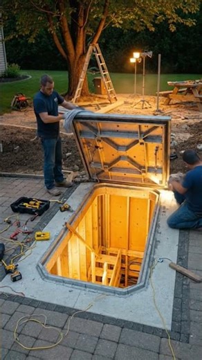 Hidden Backyard Bunker Reveal 😱 Secret Entrance Under My Patio