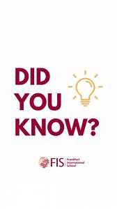 A few facts about FIS… | Frankfurt International School