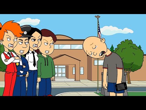 Classic Caillou Brings A Cell Phone To School/Expelled/Grounded