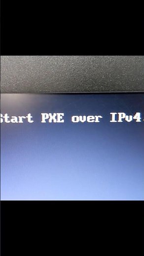 Fix Start PXE over IPV4 Error #shorts #shortsvideo #shortfeeds #shortvideo #startpxeoveripv4