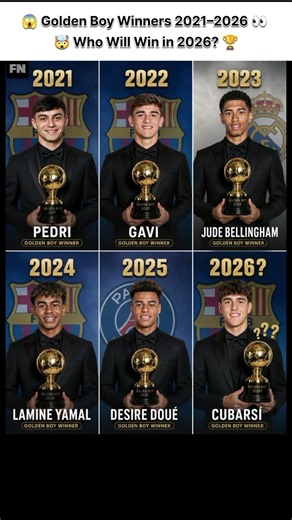 😱 Who’s the Next Golden Boy? 👀 #football #laliga #messi #realmadrid #mbappe #yamal #barcelona #uefa