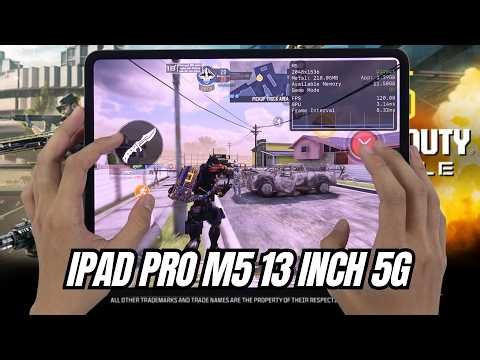 iPad Pro M5 13-inch 5G Test Game Call of Duty Mobile CODM | Apple M5 Gaming Test