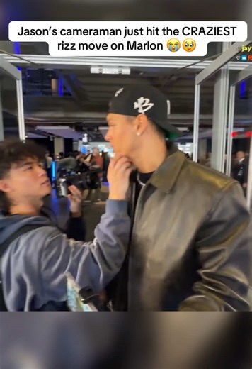 Jason’s cameraman just hit the CRAZIEST rizz move on Marlon 😭🥹 #marlon #jasontheween #fyp #viral
