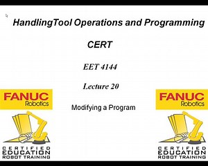 Lecture 20 Modifying the Program