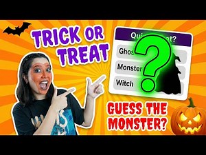 Halloween Trick or Treat Song + Fun Guessing Game Quiz for Kids! 🎃👻