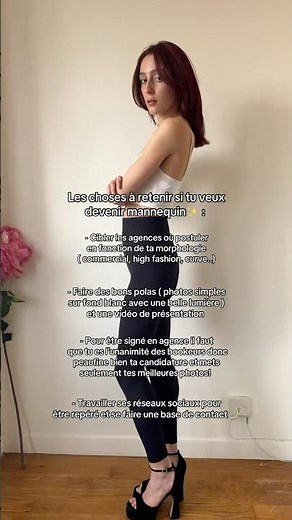 Conseils pour devenir mannequin ✨