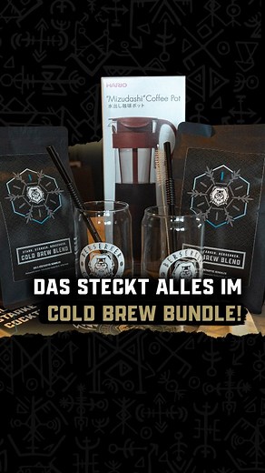 2.4K views · 40 reactions | Hol dir das streng limitierte Cold Brew Bundle und freue dich über: 2× Cold Brew Blend; 2× Cold Brew Gläser; 2× Metallstrohalme; 1× Cold Brew Kanne❄️☕️ #berserkercoffee #coldbrew #coldbrewcoffee #straws #coffeetime #summer #unboxing #new #newproduct #coffee #premiumcoffee #launch #reeloftheday | Berserker Coffee Company | Facebook