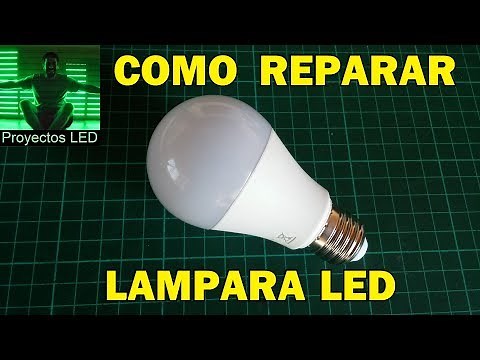How to Repair an LED Lamp, How to fix an LED Lamp
