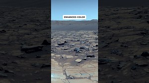 NASA shows Mars with an Earth-tinted filter