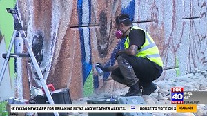 9.5K views · 225 reactions | Brooks Truitt Park got an art structure 'refreshed' and a new mural featuring several local dogs. | FOX40 | Facebook