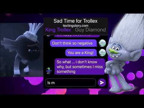 Sad Time for Trollex | King Trollex & Guy Diamond | Love Chat Story #32 | 💜 King Trollex