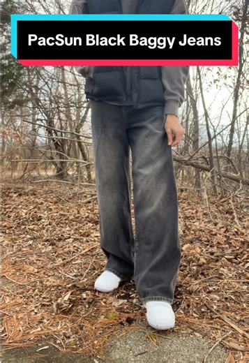 Can’t go wrong with black baggy jeans from PacSun 👀 #tiktokshop #mensfashion #fashiondeals #baggyjeans #mensjeans