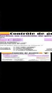 Management control methods
