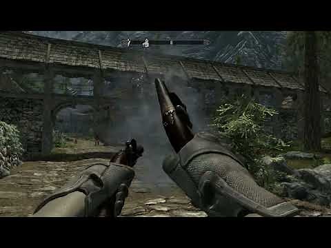 Skyrim Mod Flintlock Pistol grip TEST