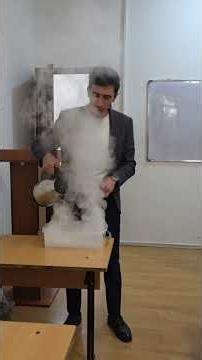 “Quru buzla belə effekt görmüsünüz?#test #experiment #physics #fizika #chemistry