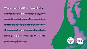 Travelling with a hidden disability or other condition? There's #NoNeedToExplain with the TFI - Transport for Ireland "Please Offer Me a Seat" badge and card. To see the locations where you can pick up a #POMAS badge and card, please visit: http://ow.ly/j5Js50Kvgmx | DublinBusNews