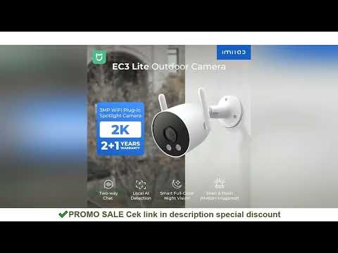 IMILAB EC3 Lite Camera Home Security Protection 2K HD Outdoor WIfi IP Smart Siren Color Night Vision
