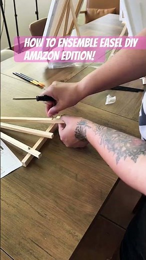 HOW TO SET UP EASEL #amazonfinds #amazonprime #amazon #howtomake #howtodo #howtomake #easytool #asmr