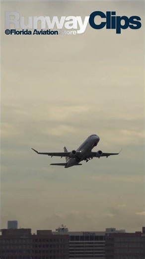 Embraer E175 Takeoff Shot from Cargo Terminal at Miami Int’l Airport – Plane Spotting