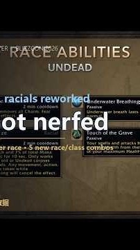 WoW: Forever reworks every racial: Will of the Forsaken nerfed, Cannibalize gives mana, Stoneform is