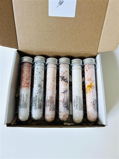 Natural Bath Salts Tube/spa Gift for Her/spa Gift for Woman/bath Salt Favors Spa Gift Natural Soak/spa Gift Set/bath Salt Gift - Etsy
