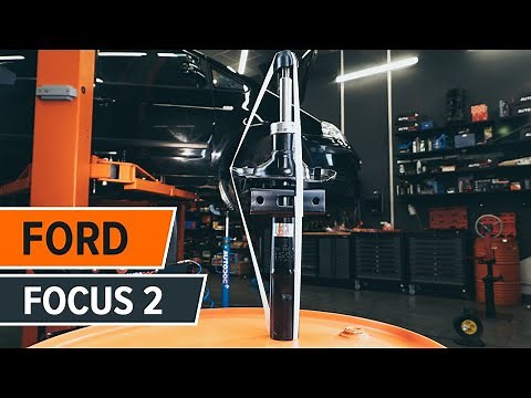 How to change suspension strut repair kit, front shock absorbers on FORD FOCUS 2 TUTORIAL | AUTODOC