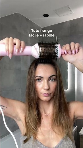 Un tuto super facile ta frange 🌸 #tutofrange