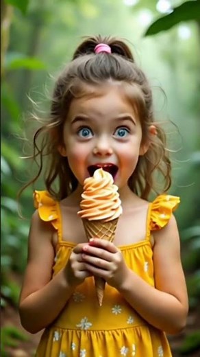 Cute Baby Eating Ice Cream 🍦😍 | Adorable Baby Shorts|Baby’s First Ice Cream Reaction 🤩 | Must Watch!