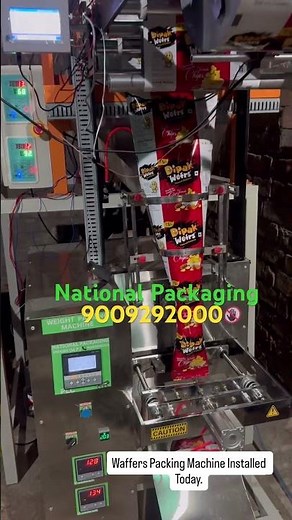 Wafers Chips Packing Machine / National Packaging 9009292000
