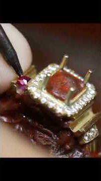 Custom Pink Ruby Ring – Handmade Luxury Gemstone Jewelry #jewelry #skill