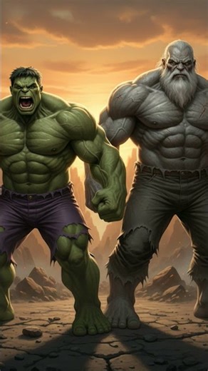 Hulk and Hulk father fight