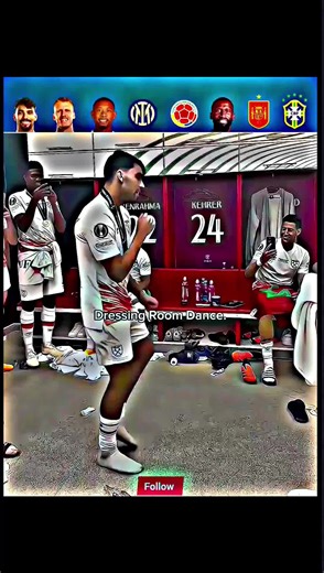 footballers dance in Dressing room ⚽😅🔥#soccer #fyp #footballtiktok #viral #edit @Soccer X