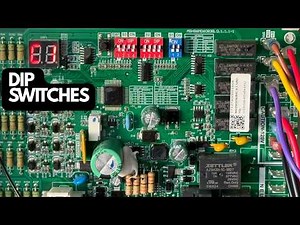 How Do DIP Switches on an HVAC Control Board Work?