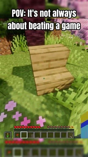 POV: It's not alwaysabout beating a game #minecraft #shorts