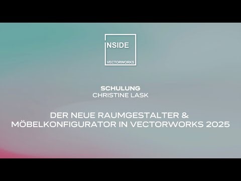 Der neue Raumgestalter und Möbelkonfigurator in Vectorworks 2025