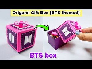 BTS Origami Gift Box | BTS Crafts | BTS DIY | BTS Army Crafts | BTS Craft Ideas
