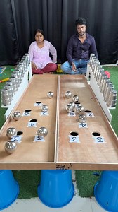 3M views · 3.9K reactions | 10 steel glass drop and roll steel ball sister vs brother  | The Ajeet Gamer | Facebook