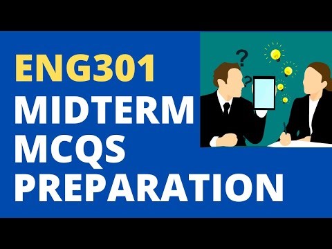 ENG301 Midterm Preparation Solved MCQs