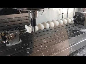 Mecanizado de sin fin de plástico