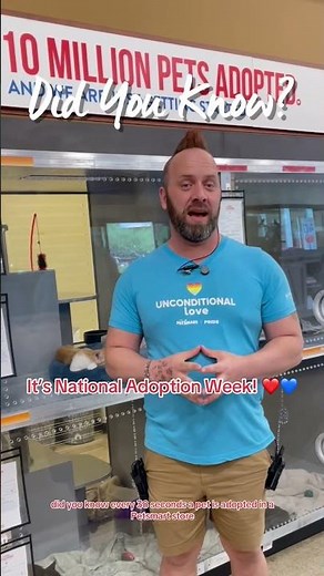 Every 38 seconds a pet is adopted at a PetSmart store 🐾 Find yours July 21–27!