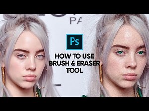 HOW TO USE BRUSH AND ERASER TOOL (PHOTOSHOP)