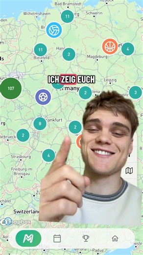 A map for ALL sports meetups in Germany??🤯