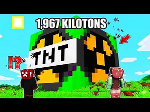 Using MODDED TNT to DESTROY Minecraft! ( Tagalog )