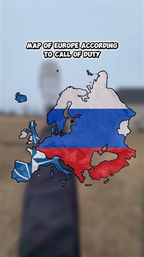 Map of Europe, according to Call of Duty® #europe
