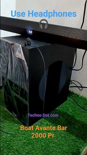 Boat Aavante Bar 2000 Pro | 200W RMS | Bass test #boat2000pro #boatsoundbar