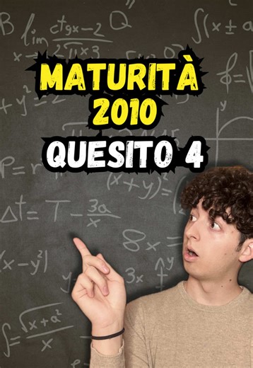 Quesito 4 Maturità 2010 : limiti notevoli e algebra dei limiti📚🧮 #lambda #matematica #divulgazionescientifica #maturità #superiori