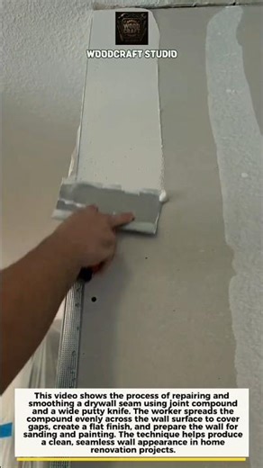 Drywall Finishing Hack! Perfect Smooth Wall Finish #DIY #Construction #HomeRepair