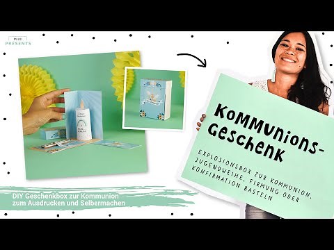 DIY Geldgeschenk zur Kommunion, Jugendweihe, Konfirmation, Firmung basteln | mini-presents