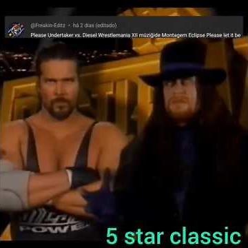 REQUESTED VIDEO:Undertaker vs diesel wrestlemania 12 1996 #wwe